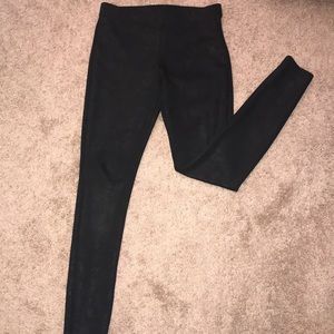 Express black patterned leggings